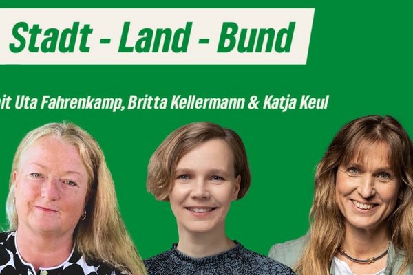 Stadt-Land-Bund von Katja Keul mit Britta Kellermann und Uta Fahrenkamp